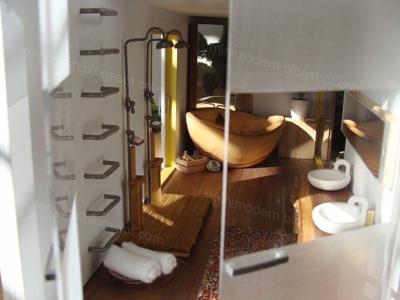 Mini Modern RubADubDub...Acacia Tub