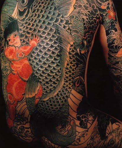 goldfish tattoo meaning. japanese goldfish tattoo
