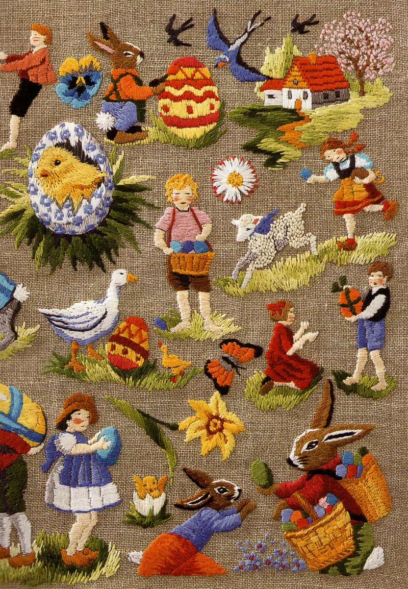 easter embroidery