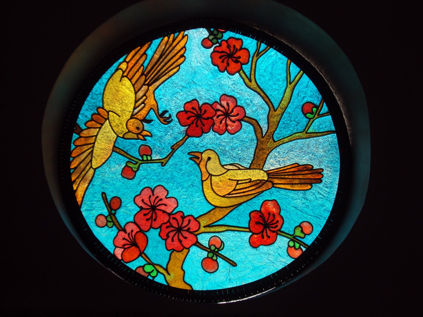 Dekora Glass Art Stained Glass ( Fiberglass Art) Etched Glass