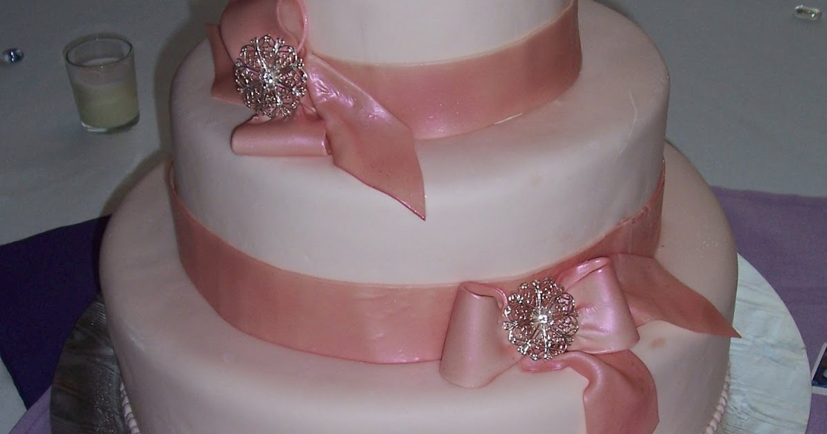 Cake Concepts by Cathy Fondant Ribbon Cake...Learning new techniques