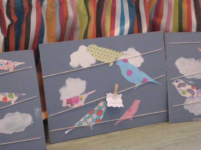 Kids(craft class) Mothers Day pictures.
