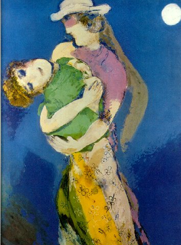 Chagall Two Lovers