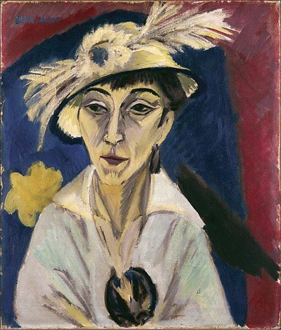 Erna on Ludwig Kirchner German Expressionist 1880 1938 Erna Schilling 1913