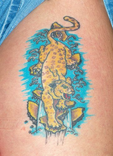 tattoos tigers. 2010 Tiger Tattoo tattoos tigers. Tiger tattoo symbolize Courage