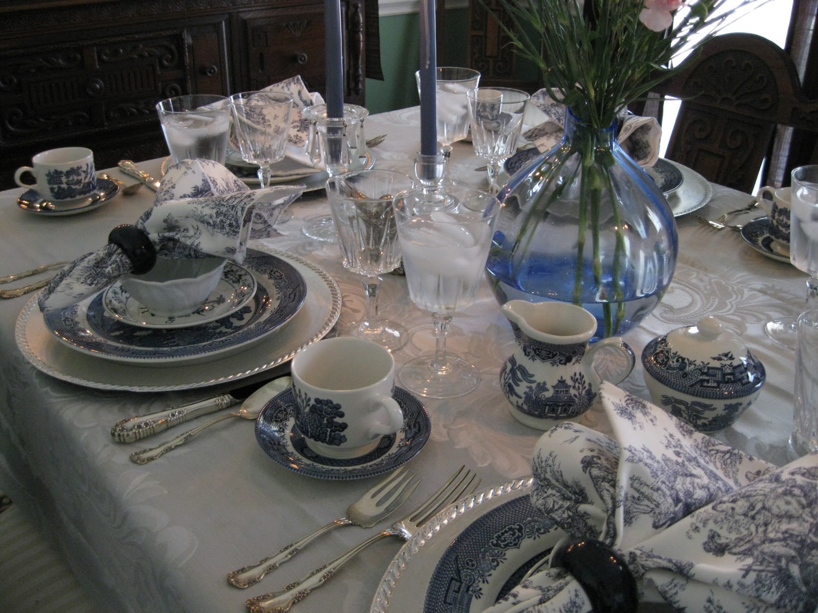 Tablescapes By Diane Blue Willow Tablescapes
