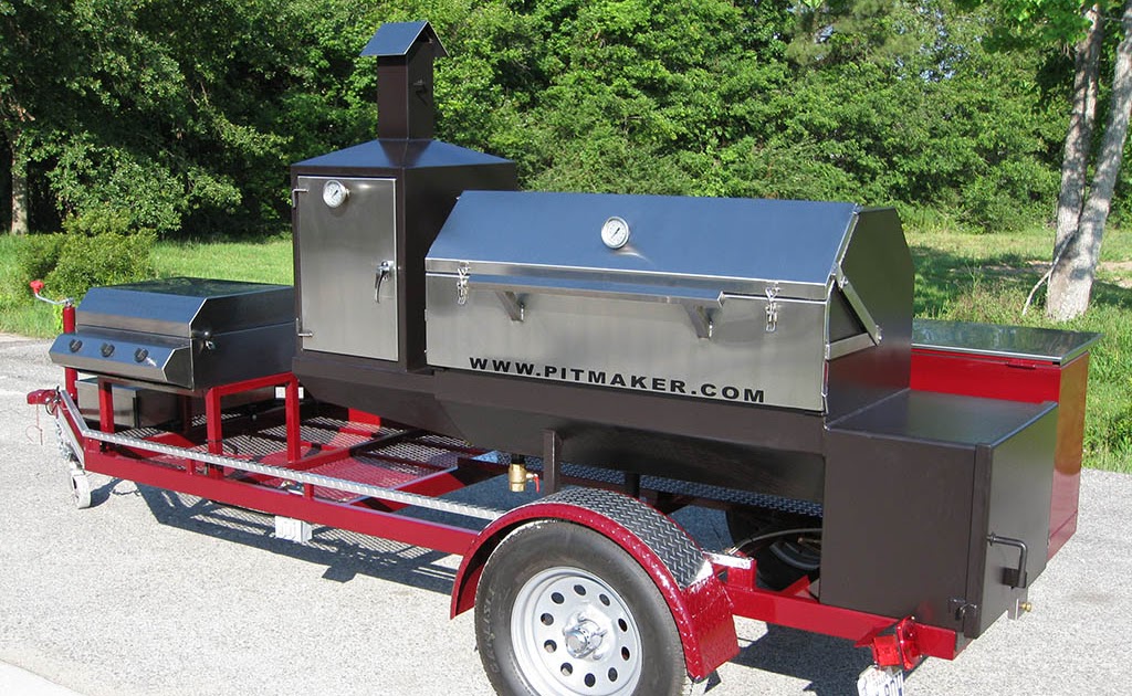 BBQ Pitbuilders Pitmaker of Houston Texas Custom builders of BBQ Trailers, Backyard BBQ Smoker