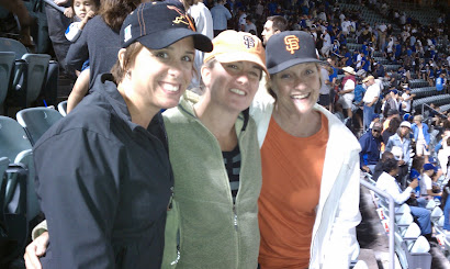 SF Giants Game (in LA) - Kim and Loran, September 2010