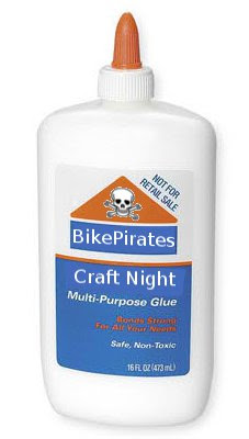 All you can eat paste! A bottle of Bike Pirate Glue