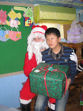 Santa and me