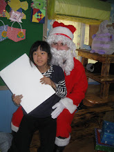 Santa and me