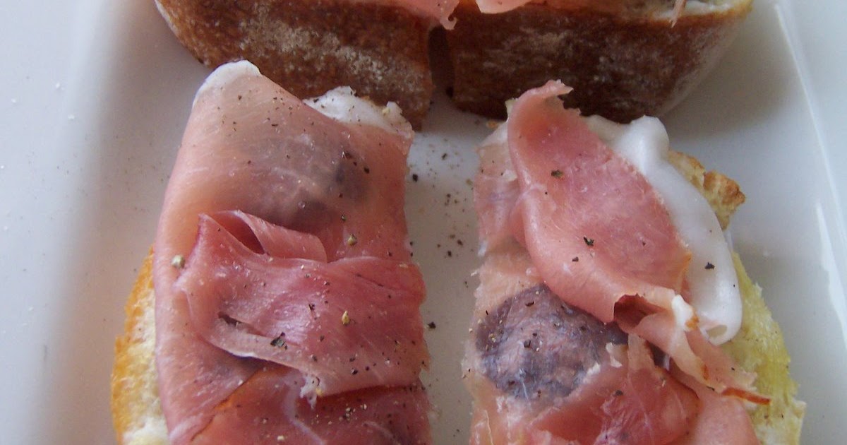 Kirsten's Recipes Prosciutto, Fig & Mascarpone Bruschetta