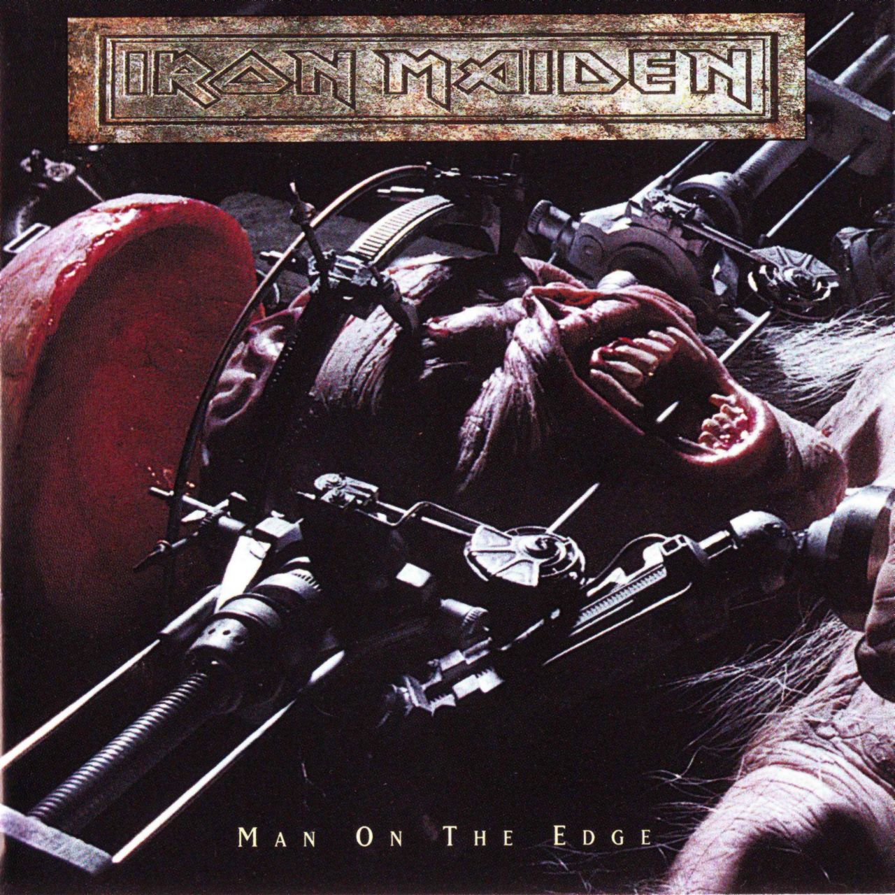 IRON MAIDEN MAN ON THE EDGE iron maiden man on the edge: