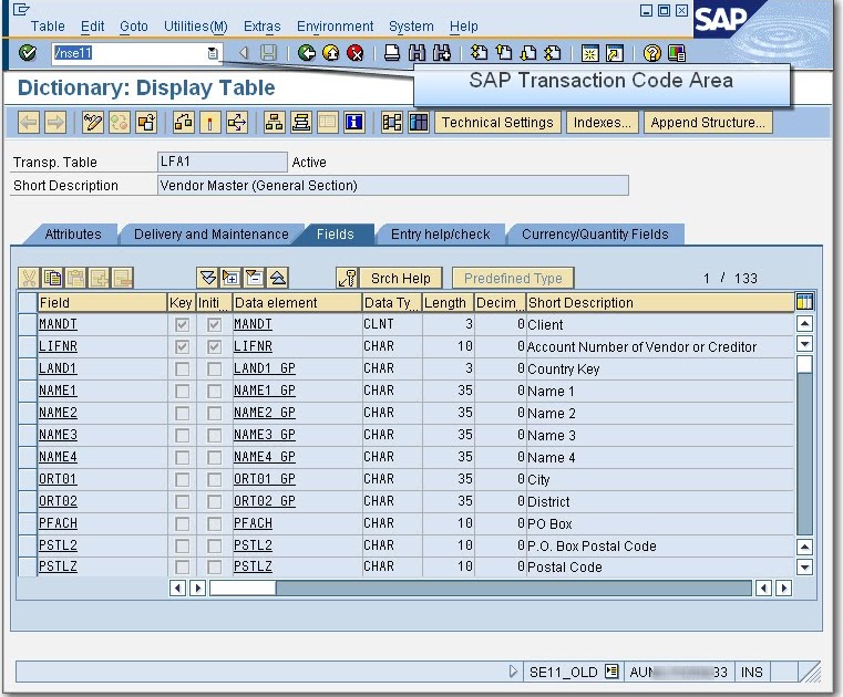 David Klein's Corner SAP Transaction and BAPI Knowledgebase