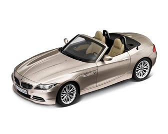 BMW Z4 silver miniature