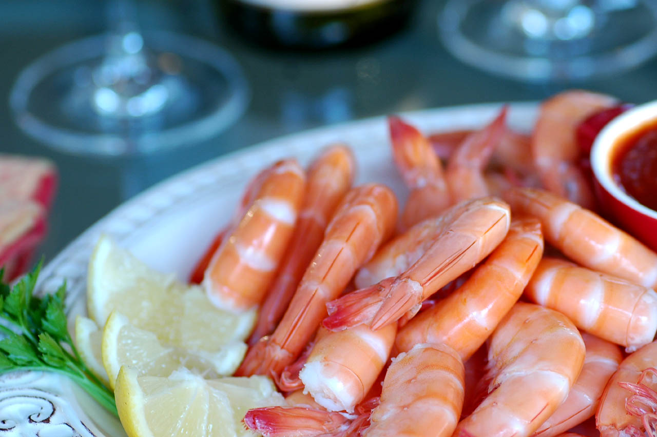 Savoring Time in the Kitchen Boiled Fresh Shrimp from Galveston, Texas