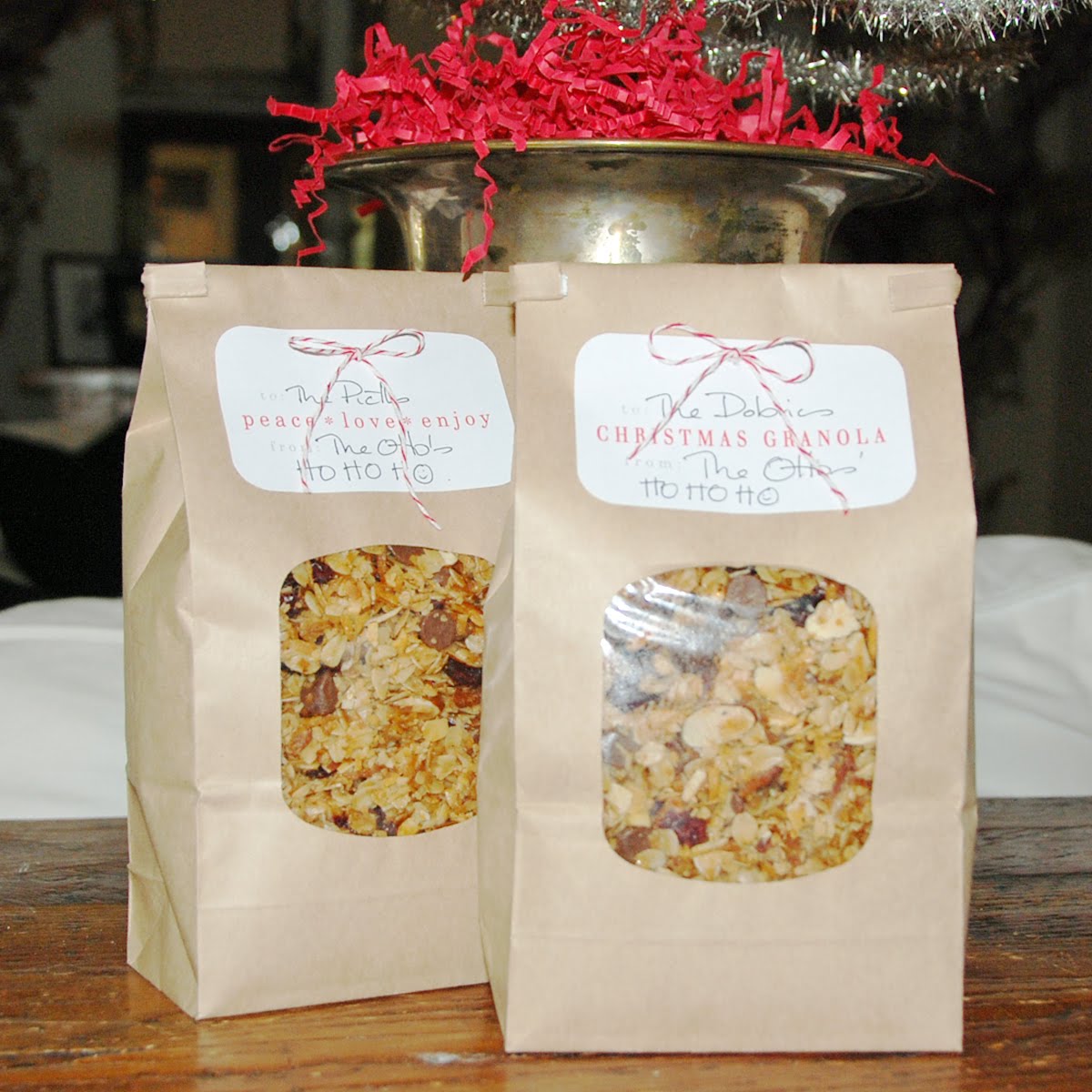Prettie Parties CHRISTMAS GRANOLA GIFTS