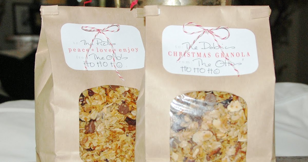 Prettie Parties CHRISTMAS GRANOLA GIFTS