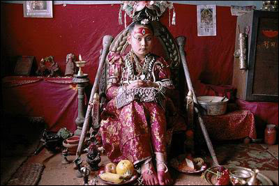  尼泊爾 活女神 - 尼泊爾的活女神
