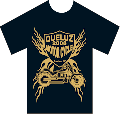 CAMISETA DO QUELUZ MOTOR CYCLE