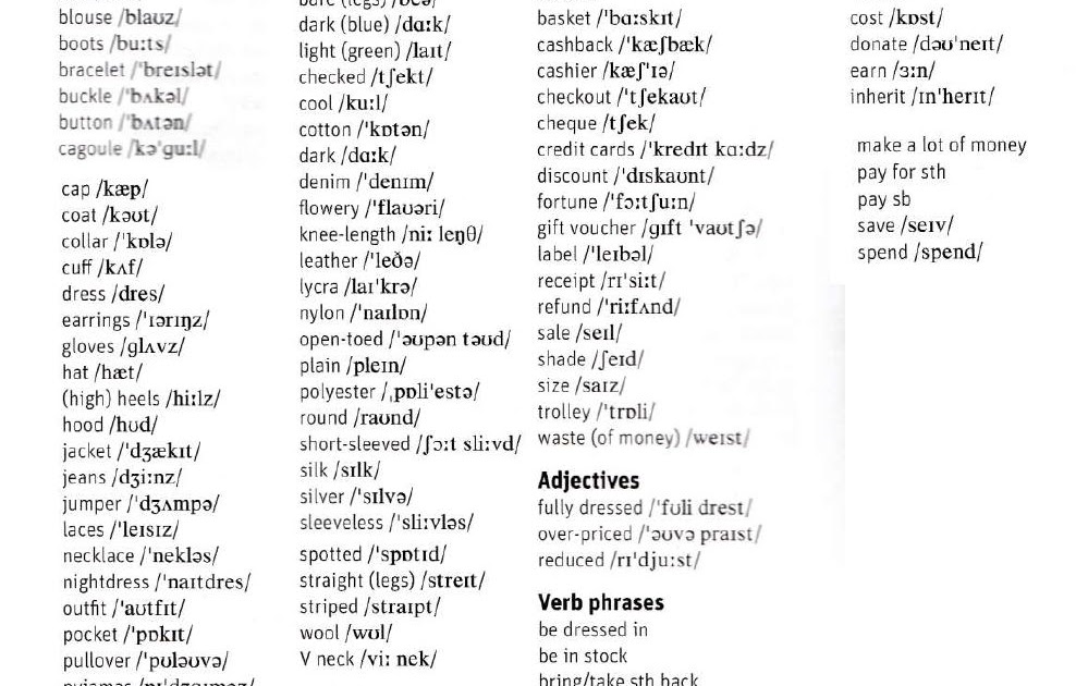 FCE vocabulary list pdf FCE vocabulary list pdf