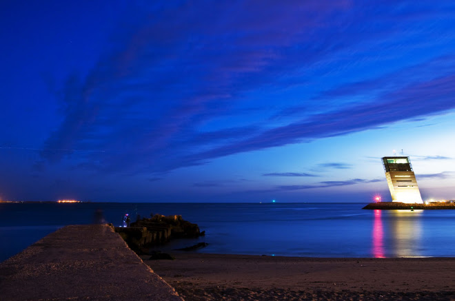Crepúsculo azul - Docapesca, Lisboa