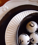Black and White Tablescape