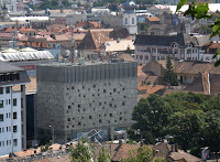 telefonközpont, centrala telefonica, Posta,  Erdély, Vasile Mitrea, Le Corbuisier, modernizmus, Ceausescu, brutalism, brutalista, béton brut, raw concrete, építészet, brutalizmus, architecture, Cluj, Telefonpalota