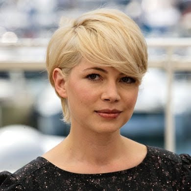 michelle williams short hair cannes. michelle williams short hair