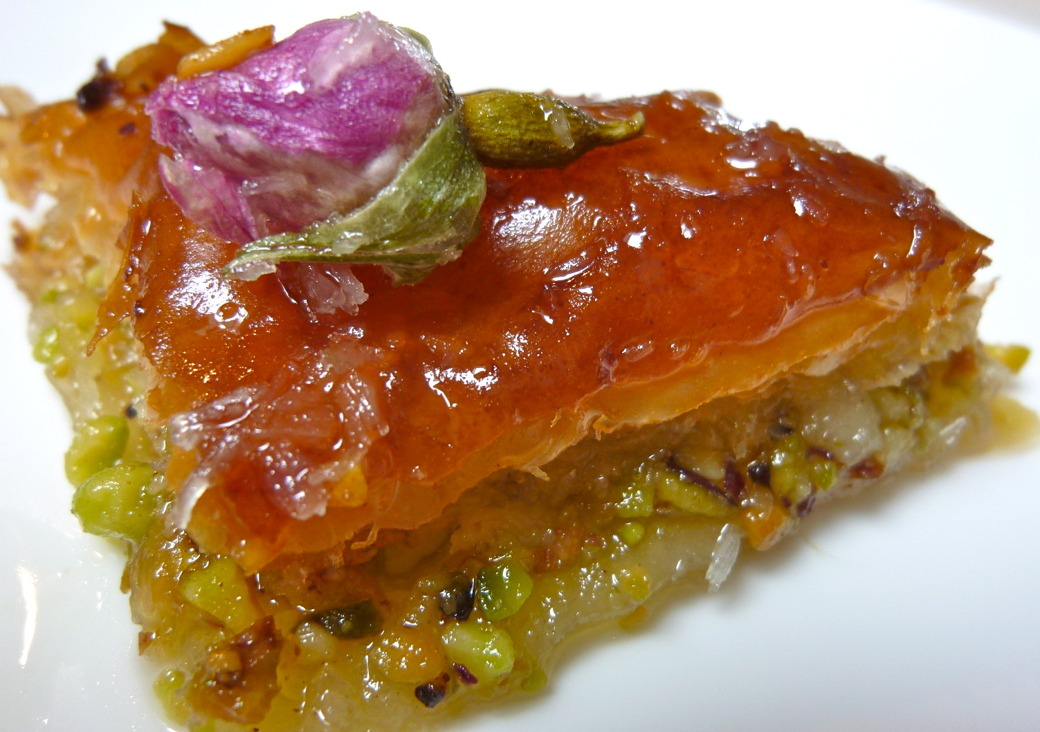 Agave Rose Baklava with Pistachio & Macadamia Nuts Diary of a Mad