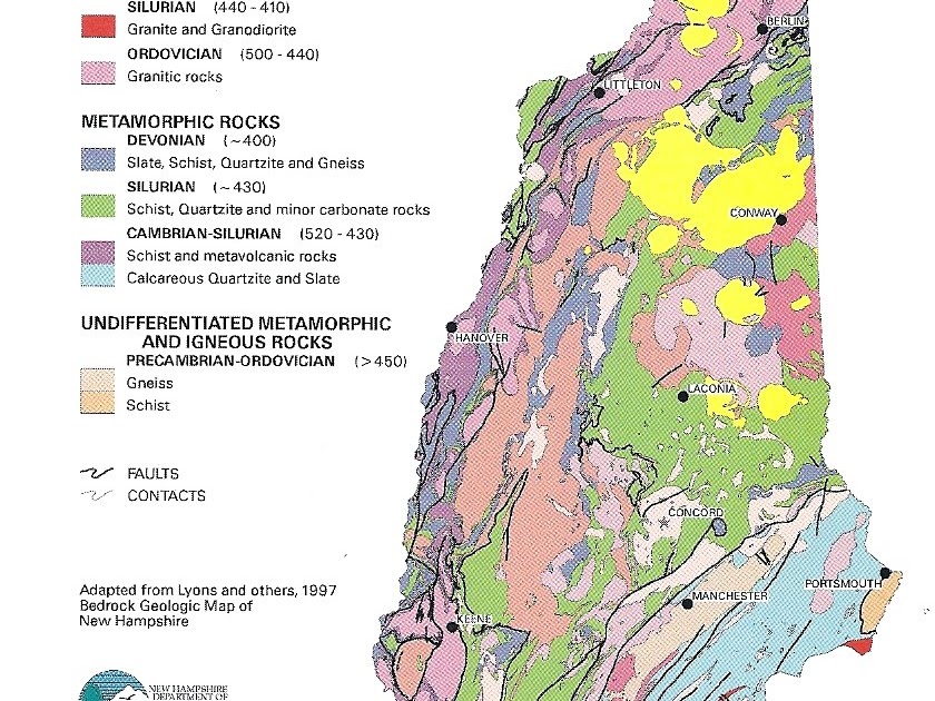 Viridian's Postcard Blog PFF New Hampshire Geology