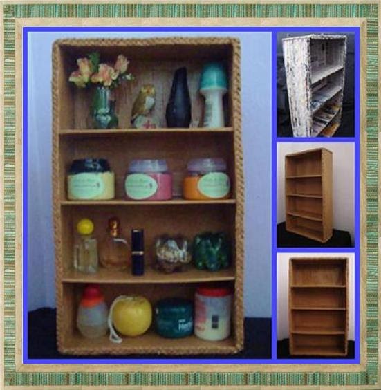 ARTE ATITUDE " Reciclagem": Armário de Papelão