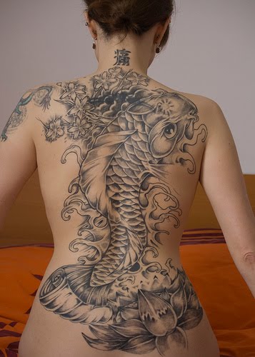 Japanese Tattoo Style Mens and womens each consist of Geishas within their