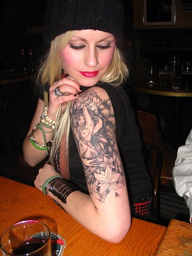 These tattoos include lots of skin color region and also the wounds which These tattoos include lots of skin color region and also the wounds which