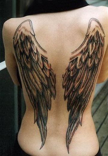 angel and demon tattoos. tattoo designs angels