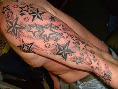 stars on hip tattoo small shooting star tattoos