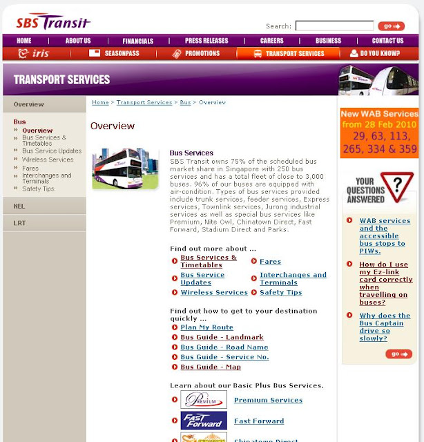 SBS transit Bus Guide, Fare & Timetables at SBStransit.com.sg ...