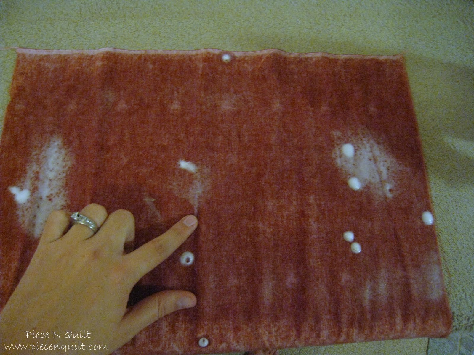 Piece N Quilt Starch Applique Tutorial