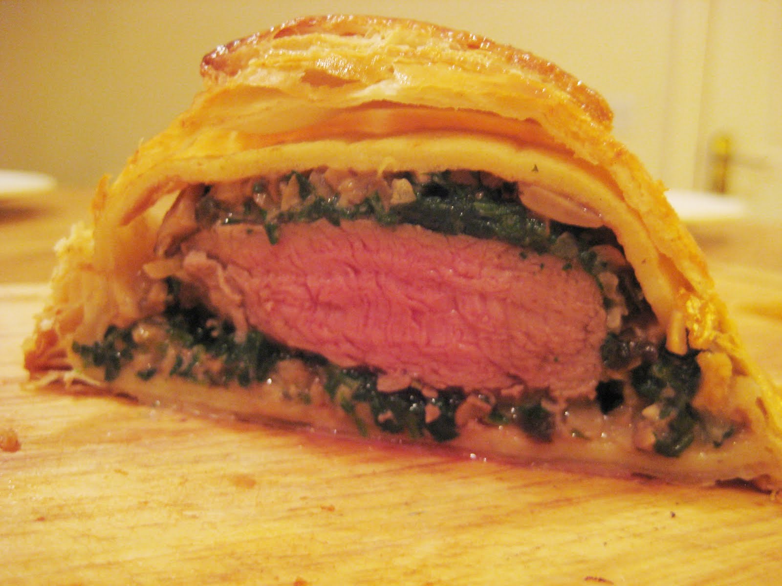 Individual Beef Wellington Using Pate