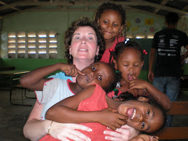 We played with the kids a lot