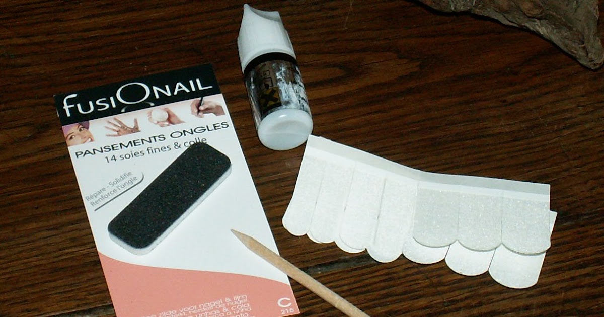 Ongle fendu nouvelle réparation avec soie