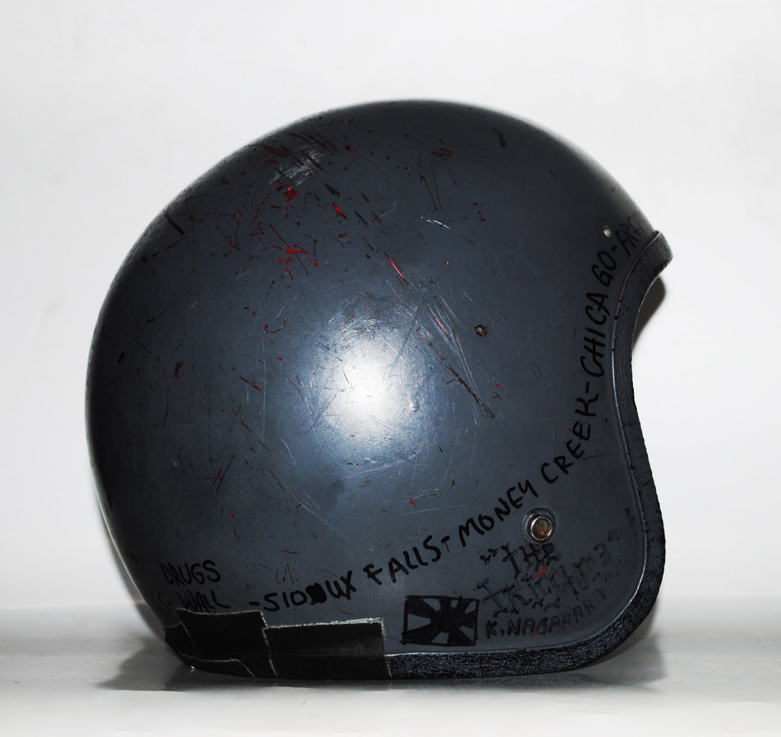 Joe King Ken's helmet