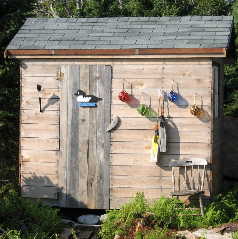 Nova Scotia Island Journal an island outhouse