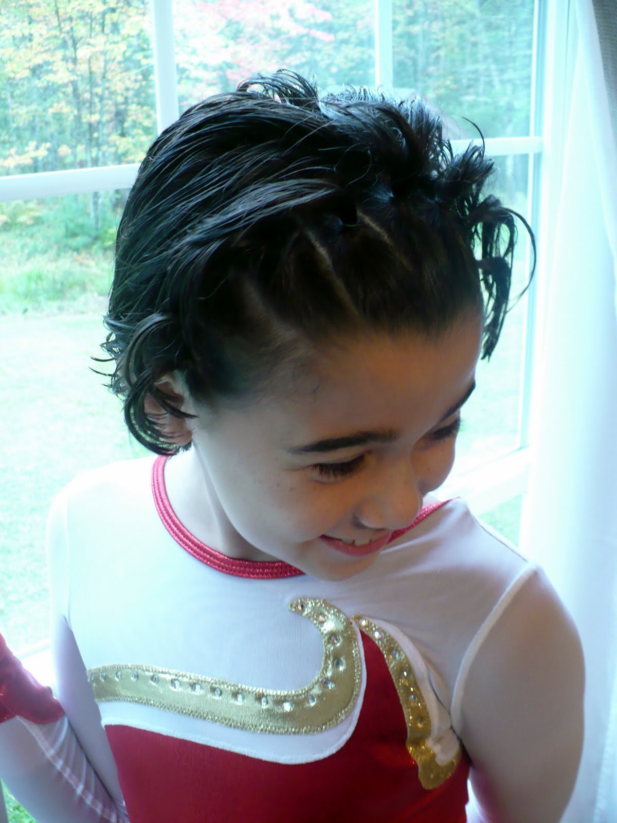 Gymnastics Hairstyles For Short Hair Crucifixlaneproject Com