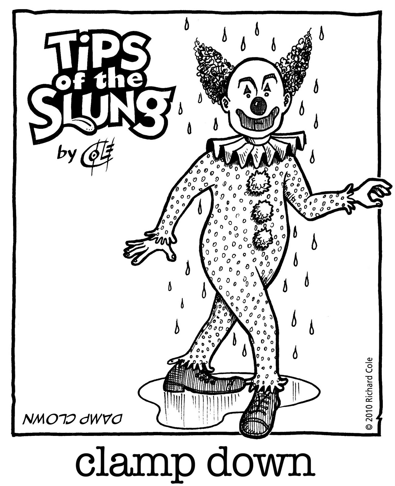 TIPS OF THE SLUNG: Spoonerism of the Day: Clamp Down: Spoonerism of the Day