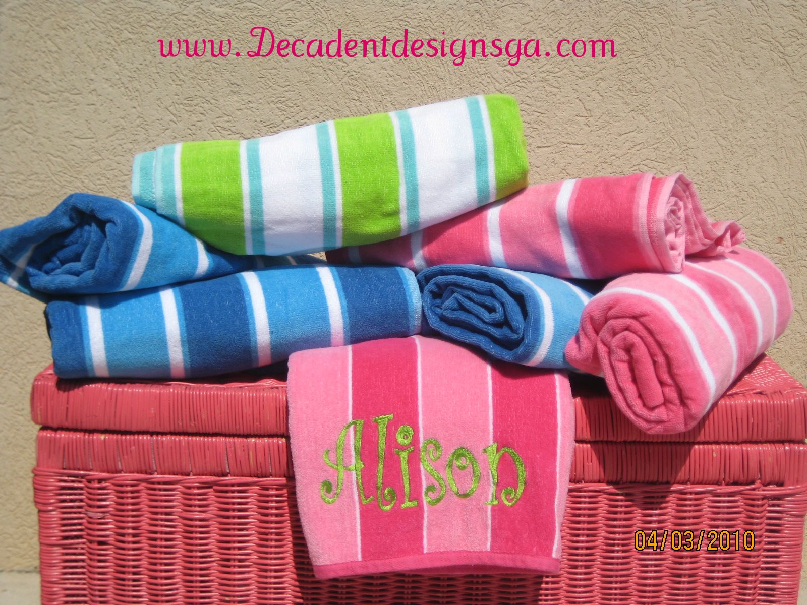 Personalized Beach Towels