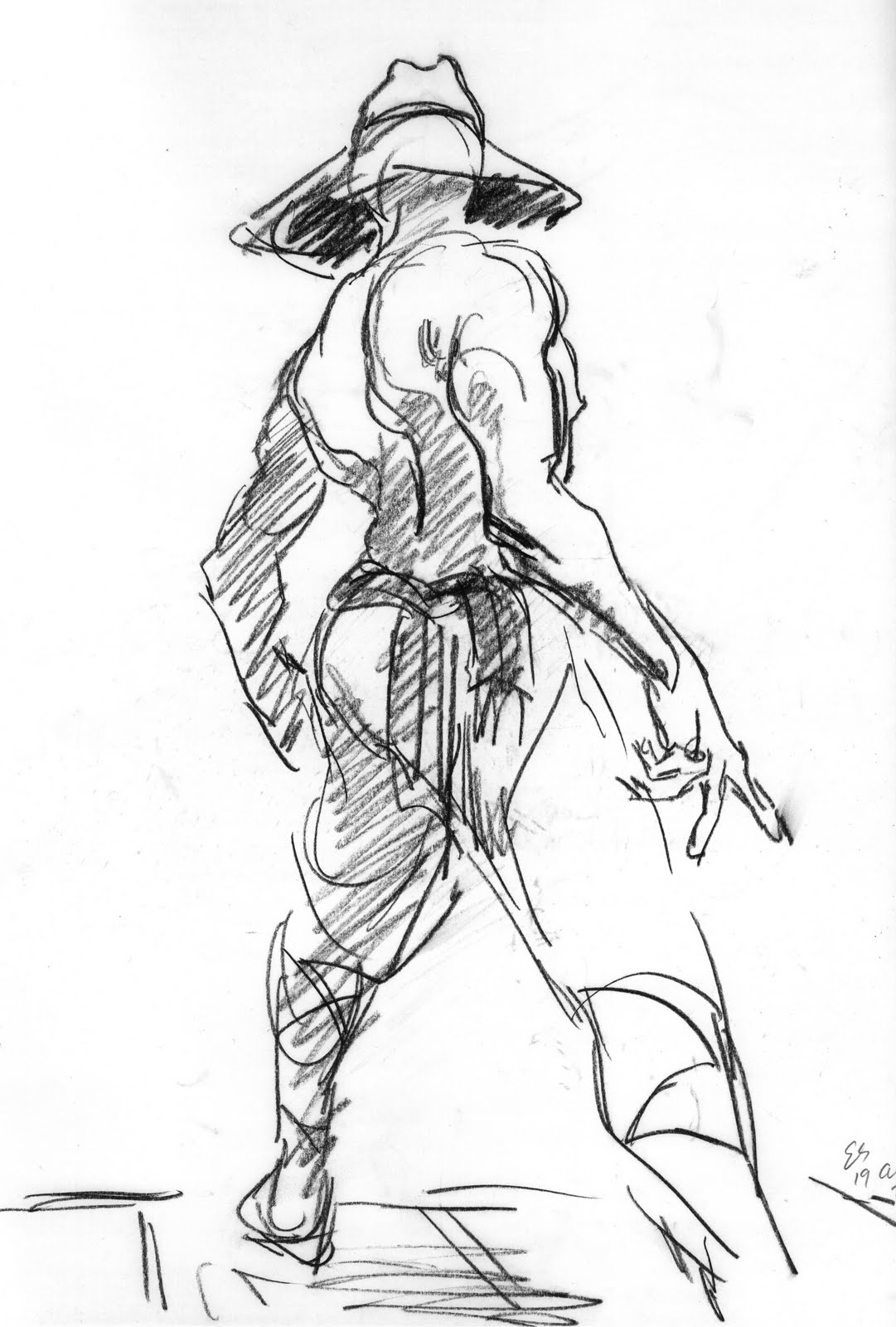 Sketch Of Tigger