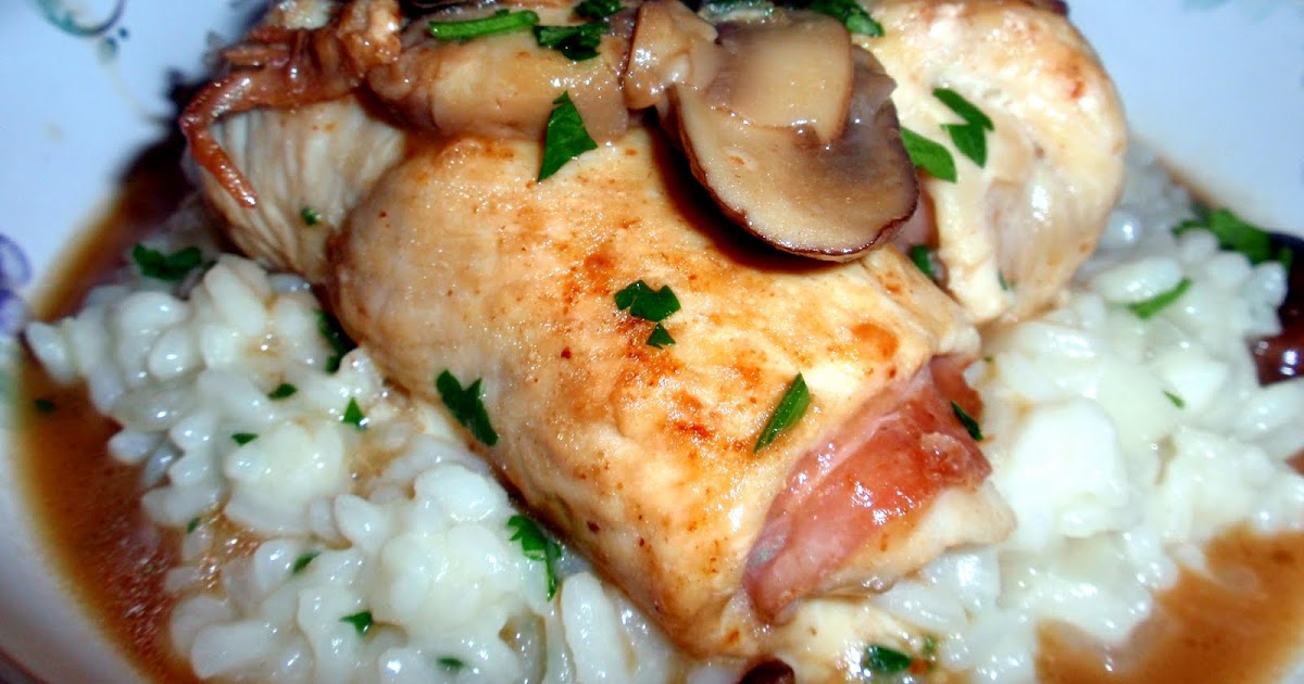 My Italian Grandmother Chicken Braciolettini with Mushroom and Wine Sauce