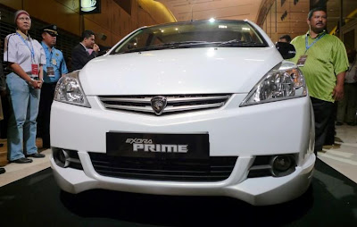 Proton Exora Prime car @ auto world show