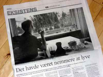 Eksistens: Det havde været nemmere at lyve Eksistens: Det havde været nemmere at lyve